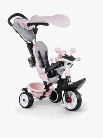 Smoby Trehjuling Baby Driver Plus, Pink