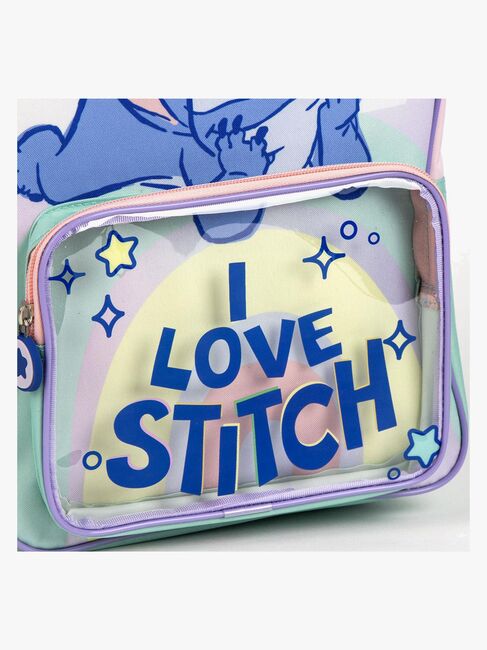 Disney Lilo & Stitch Ryggsäck, Rosa/Grön