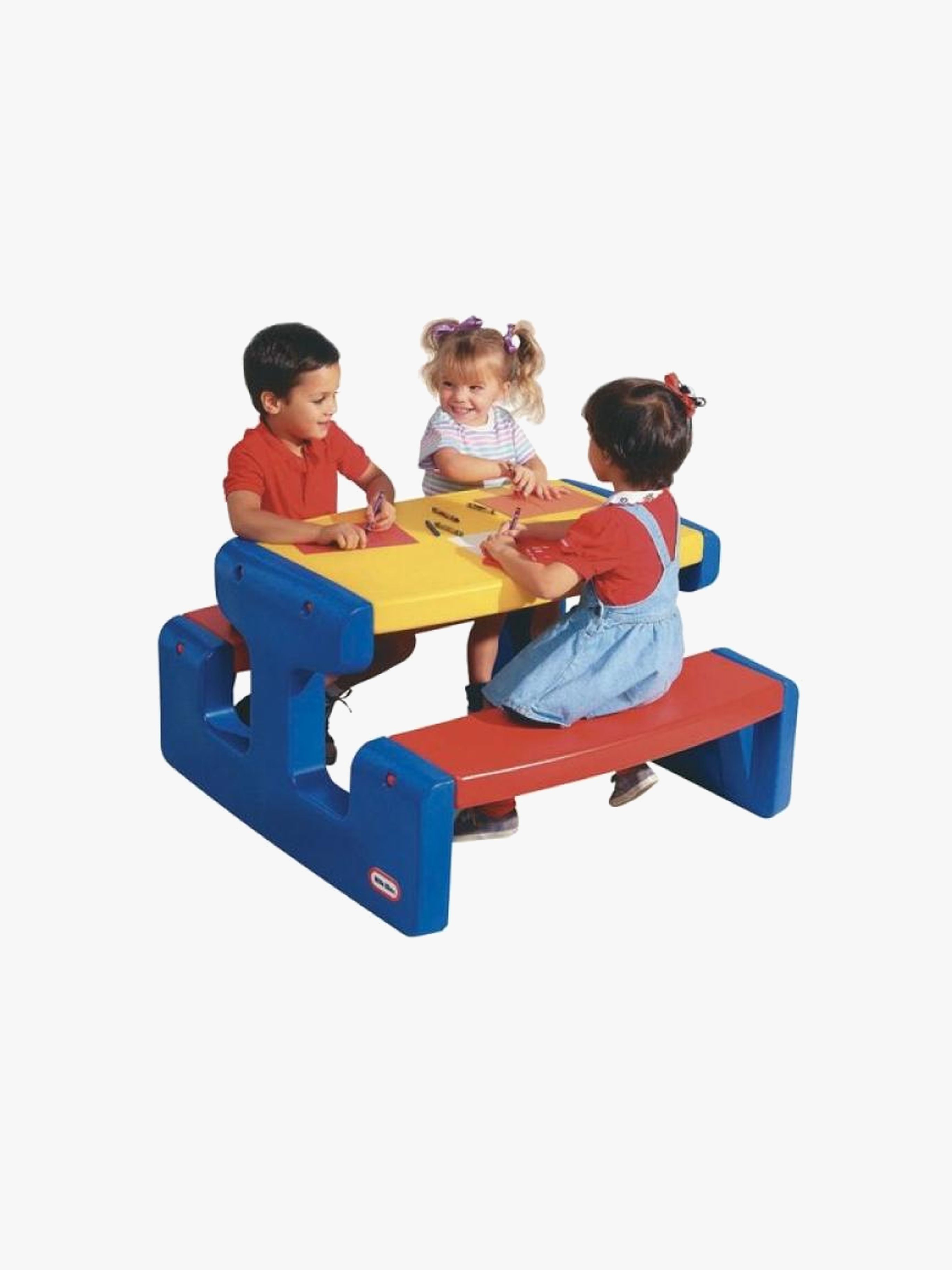 Little Tikes Picknickbord Primary – robust lekbord för barn från 3 år
