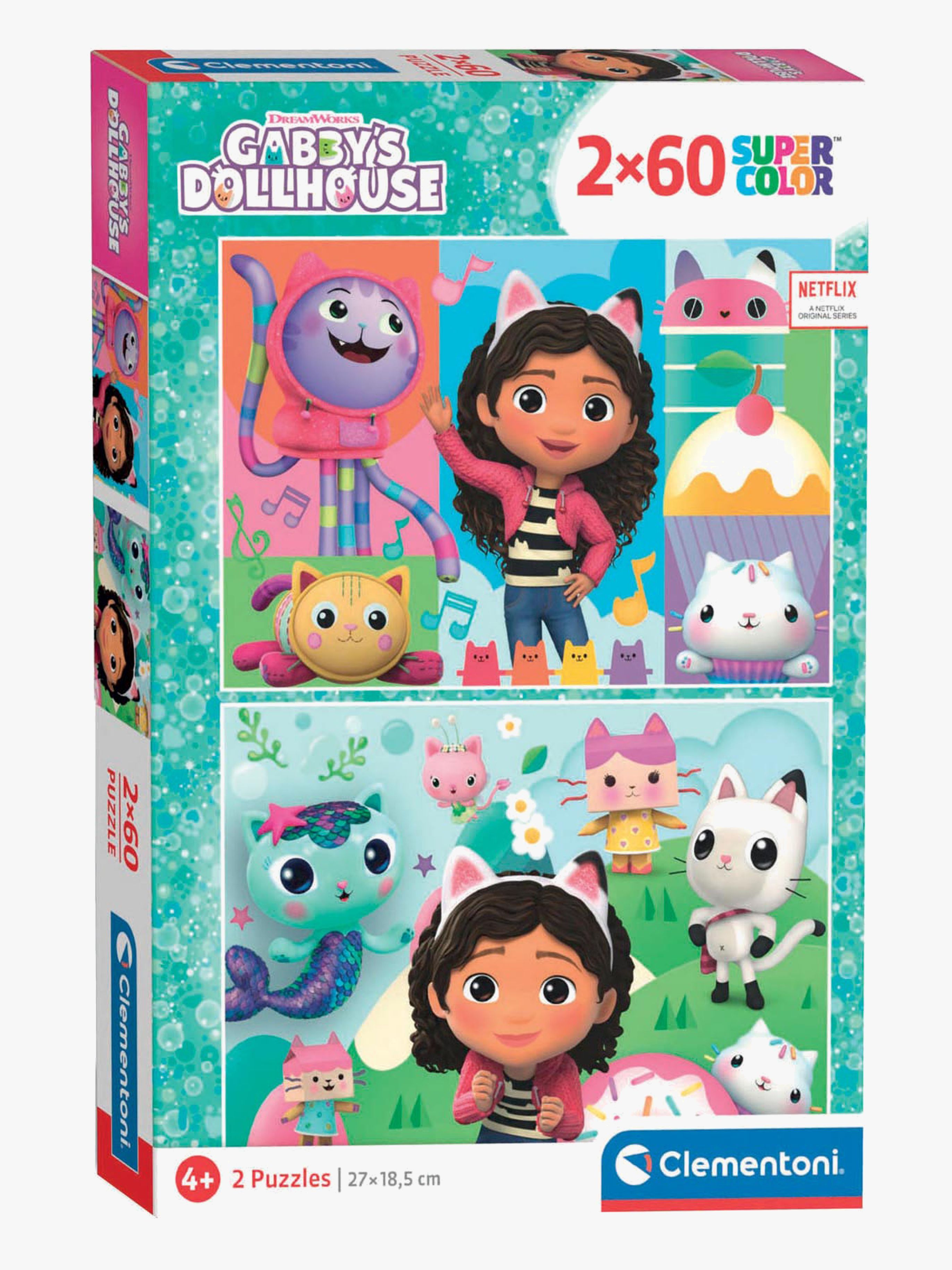 Clementoni Gabby's Dollhouse Pussel 2x60 Bitar
