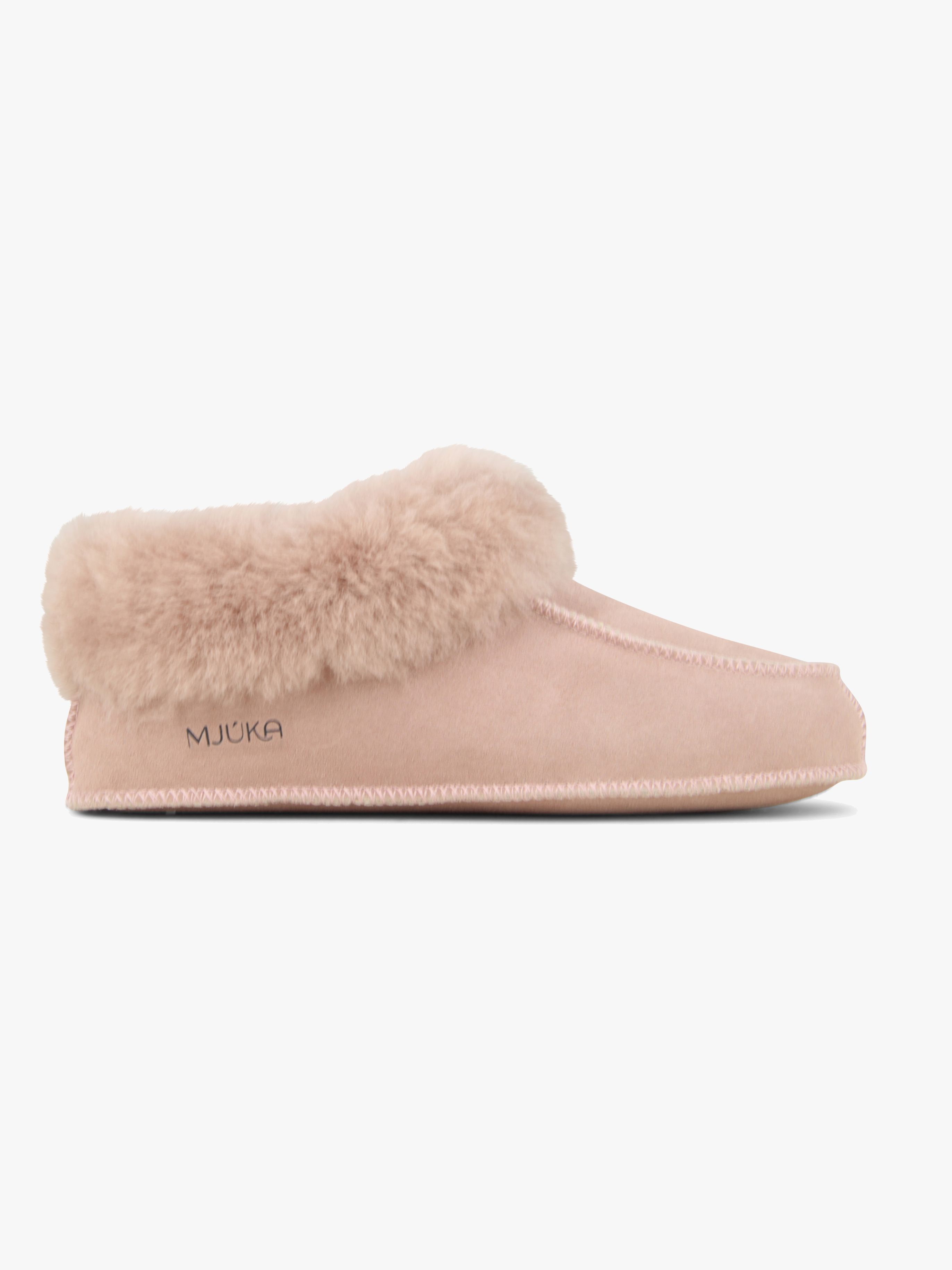 Mjúka Geir Fårskinnstofflor, Rosa, 31
