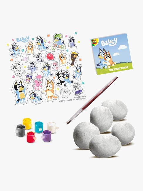 SES Creative Bluey Pysselset Stenmålning