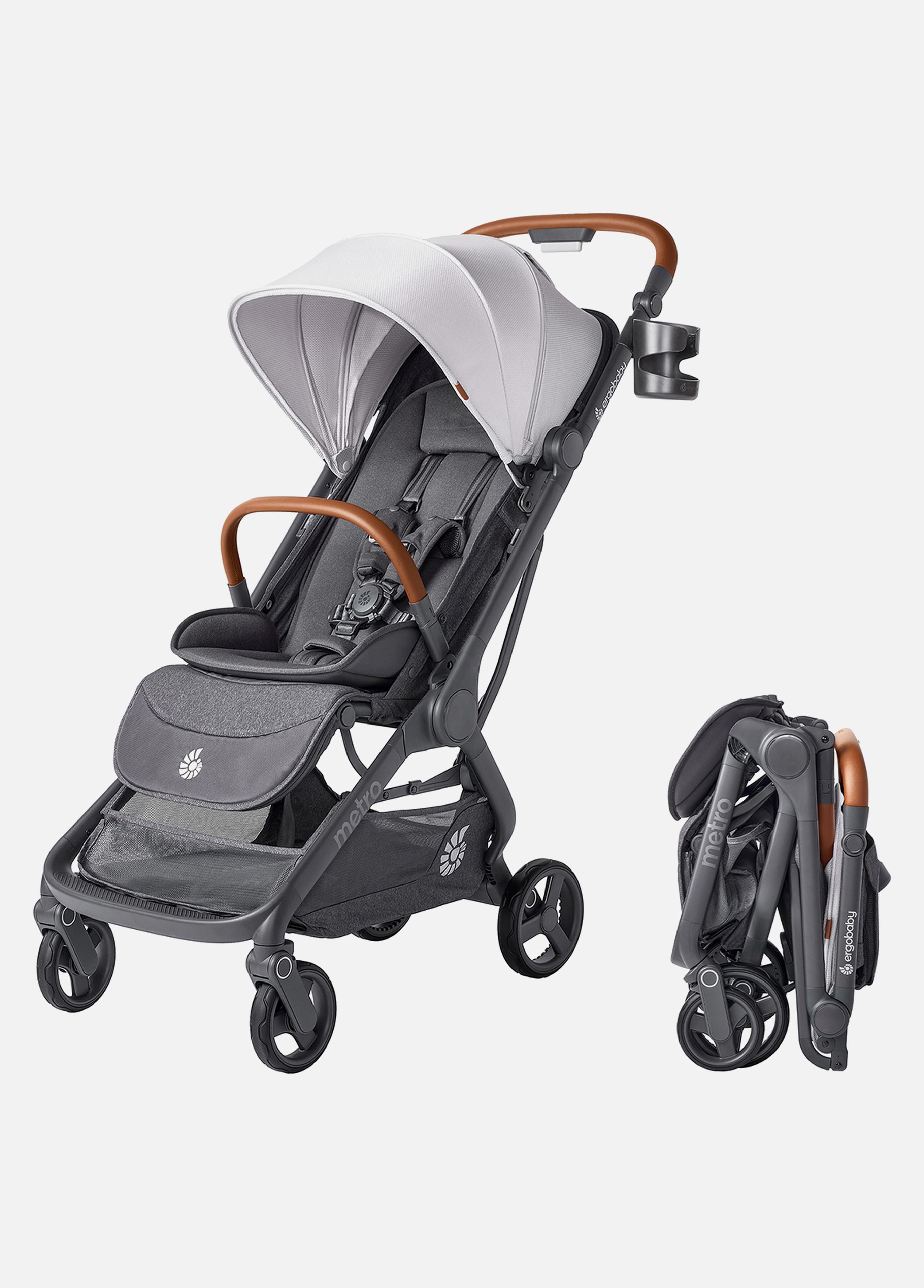Ergobaby Metro 3 Deluxe Sulky, Pearl Grey