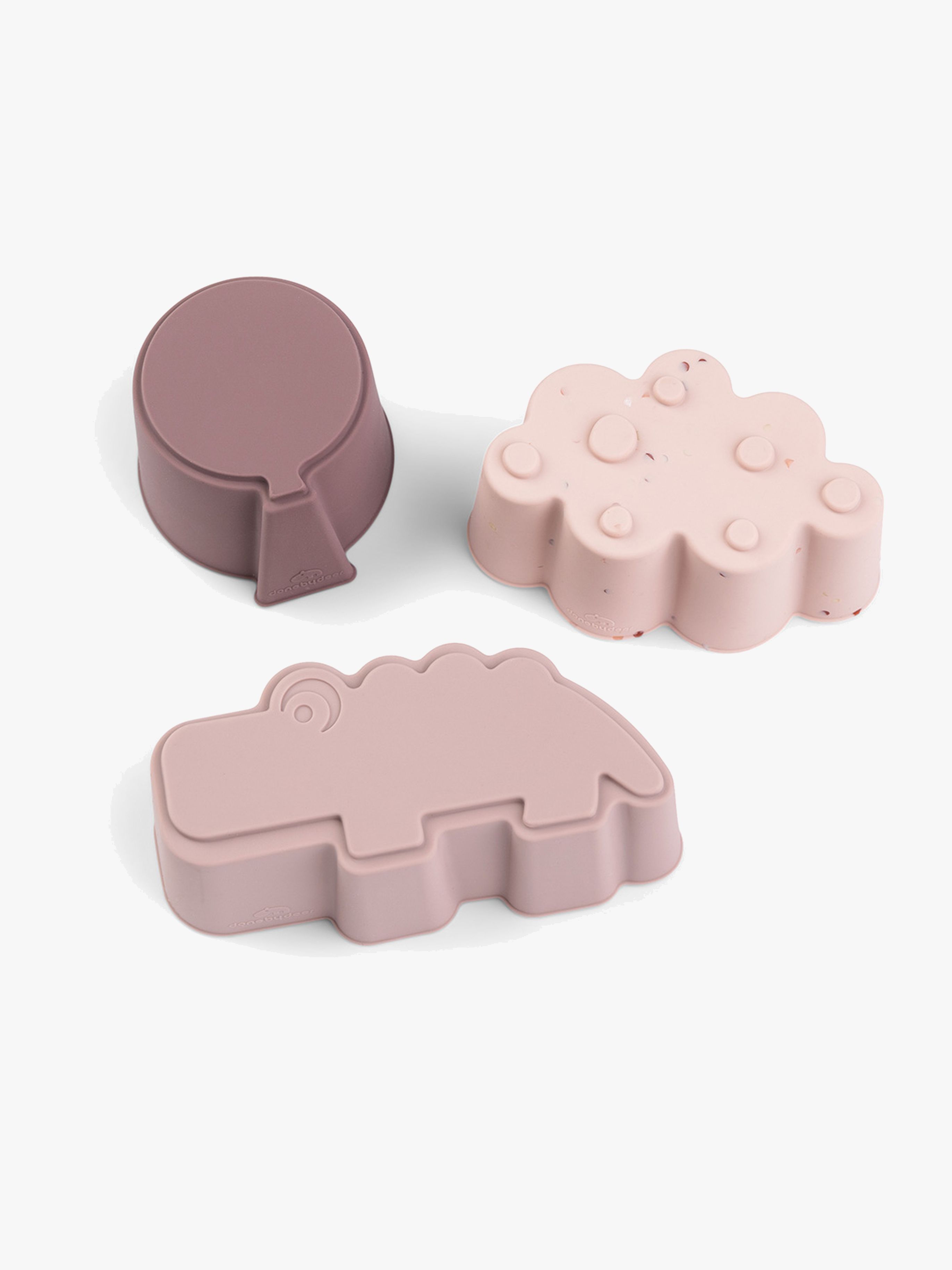 Done By Deer Happy Clouds Silikonformar 3-Pack, Powder