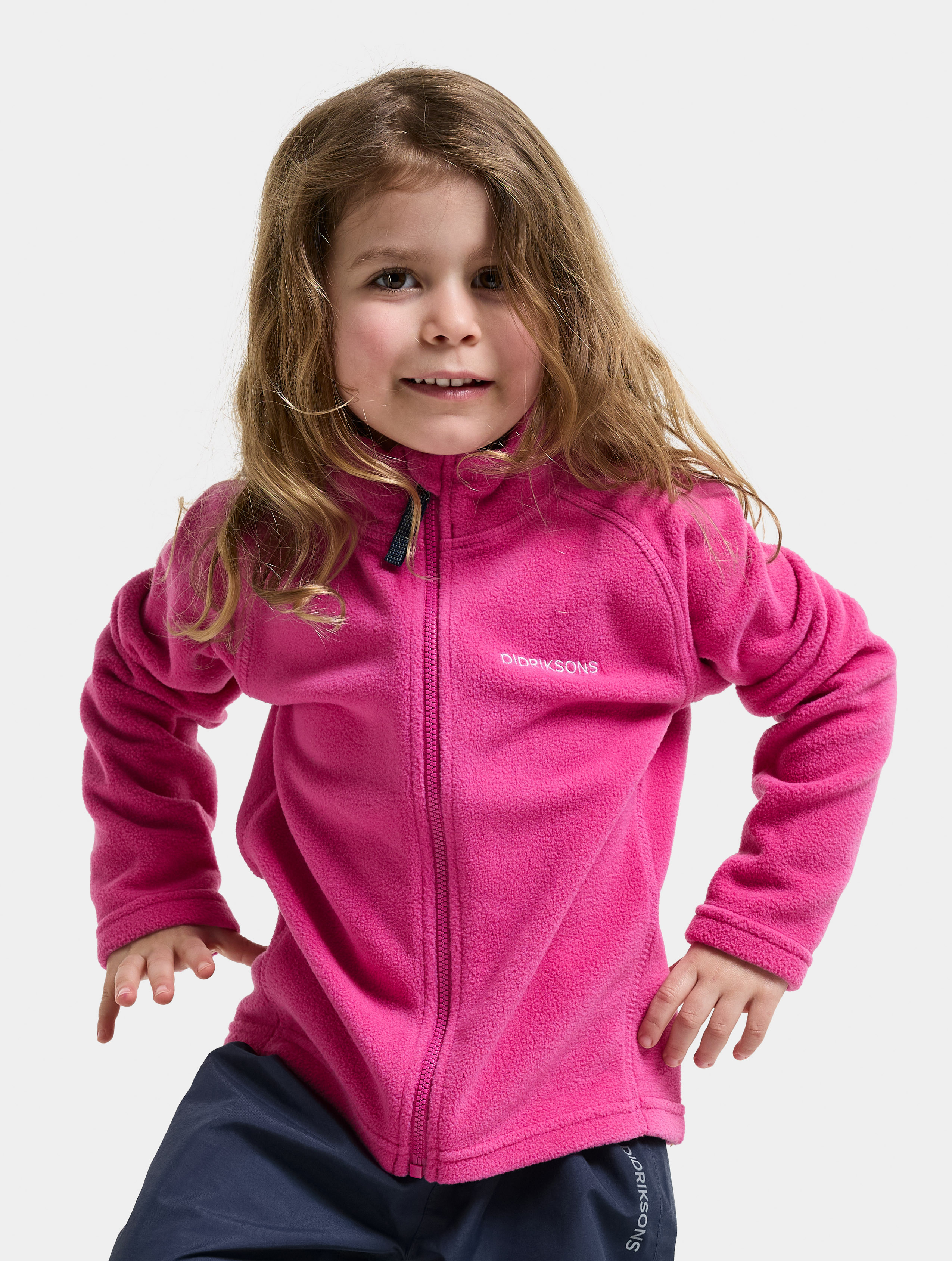 Didriksons Monte Fleecejacka, Cactus Pink, 100