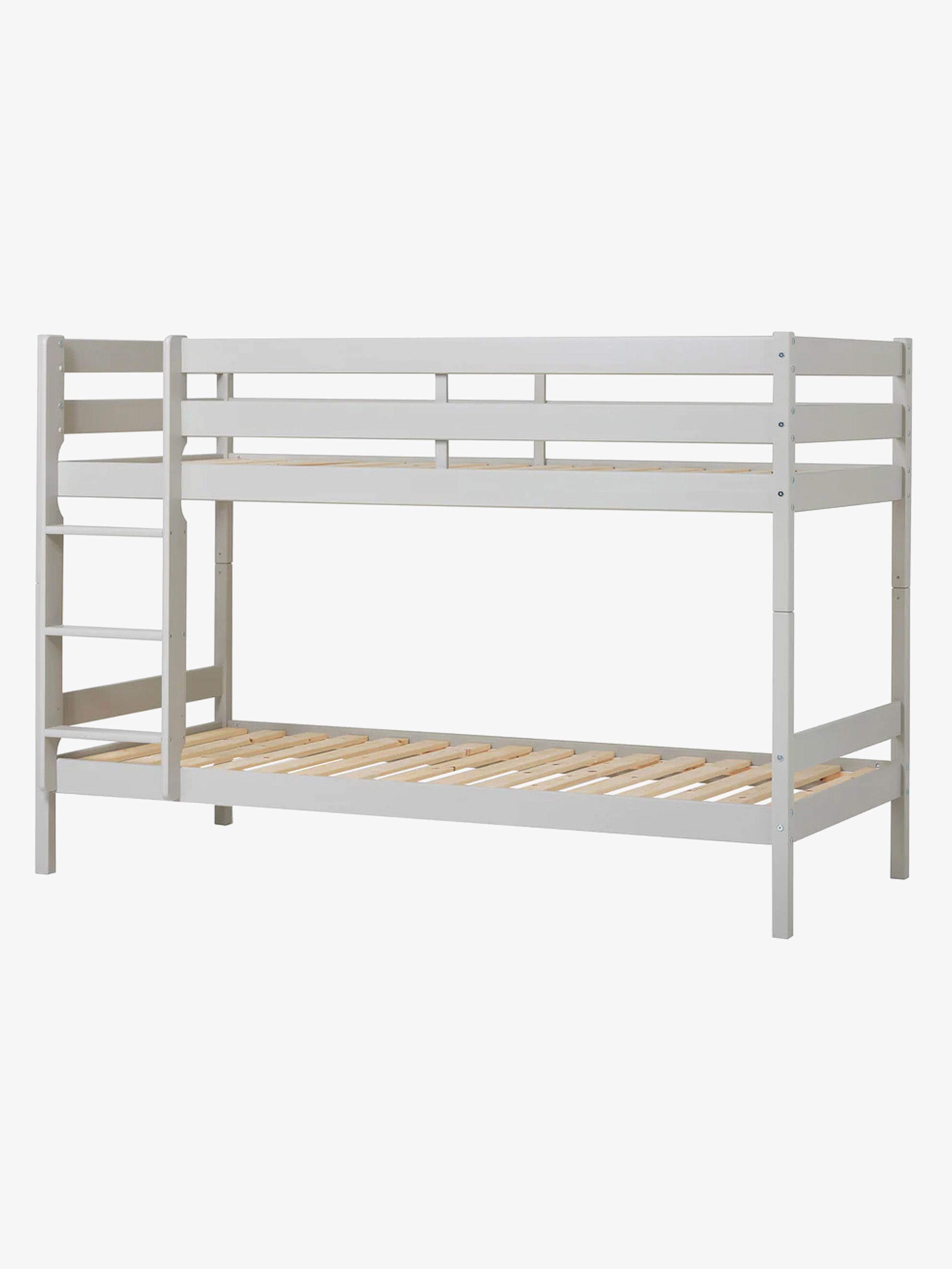 Hoppekids ECO Comfort Våningssäng 90x200, Dove Grå, Barnsäng, Juniorsäng