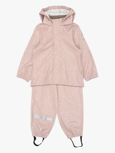 Mikk-Line Regnställ med Hängslen, Adobe Rose