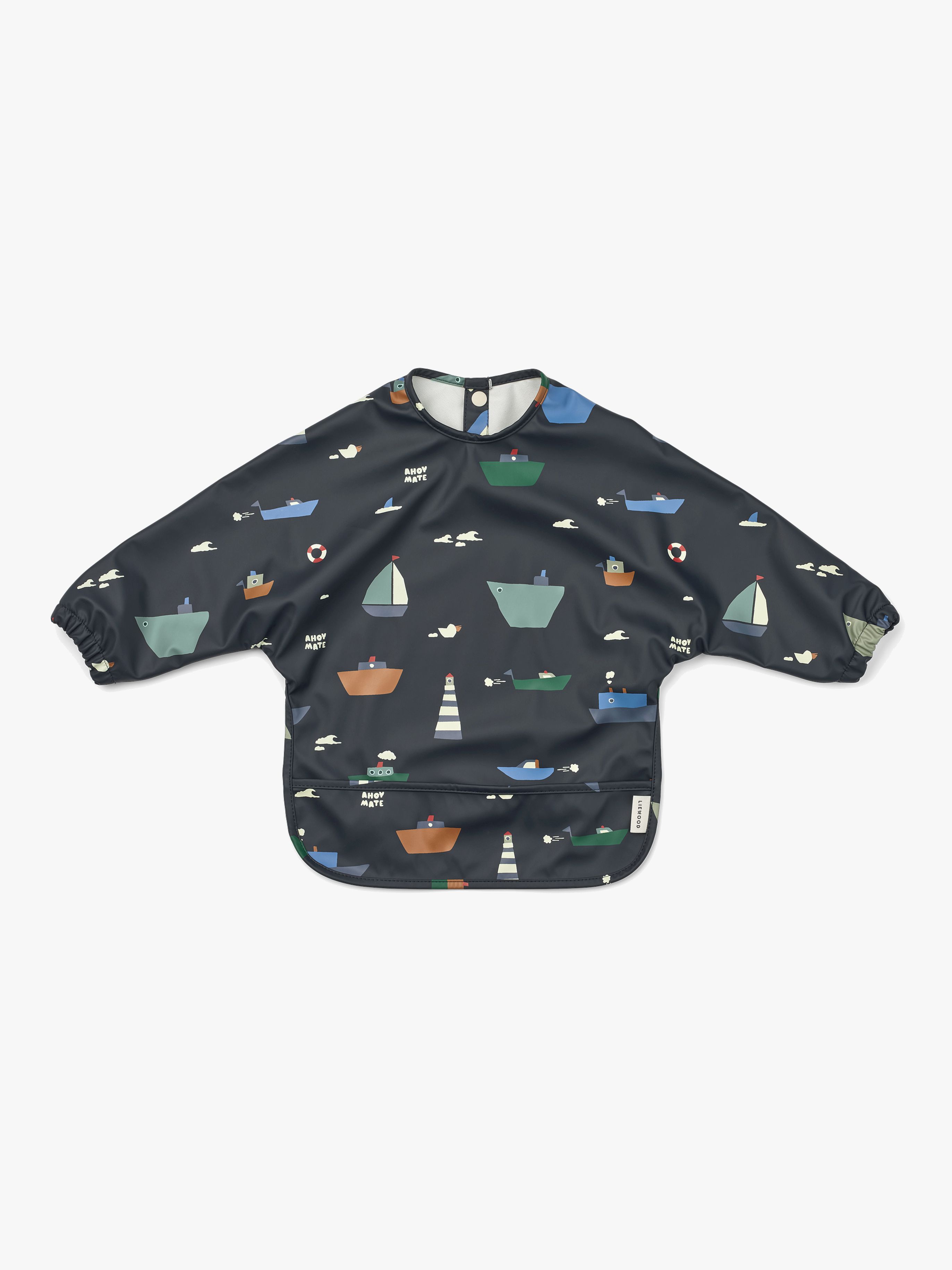 LIEWOOD Merle Cape Haklapp med Tryck, Sailing/Classic navy