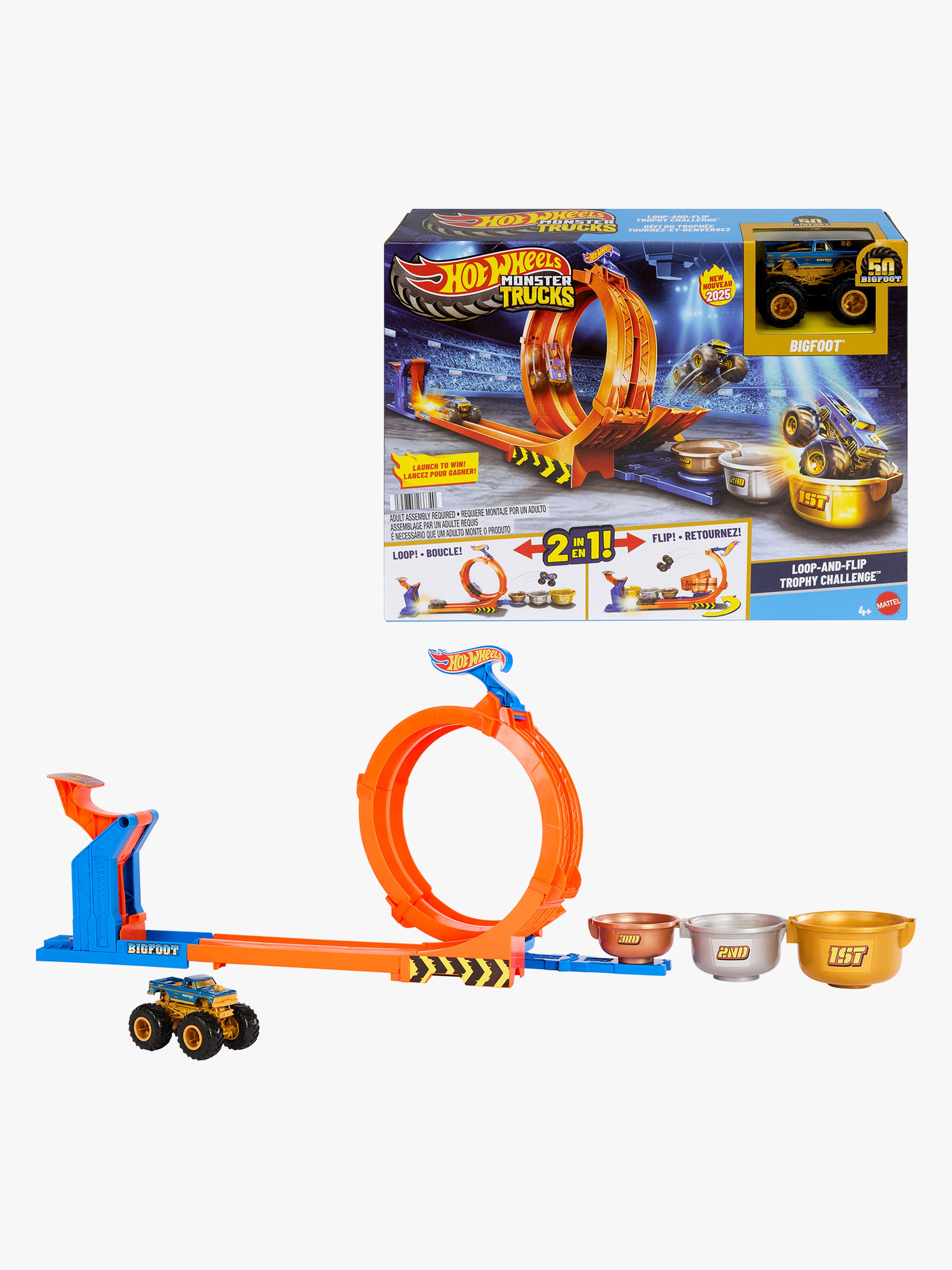 Hot Wheels Monstertruck Loop &  Flip Trophy Challange Bilbana