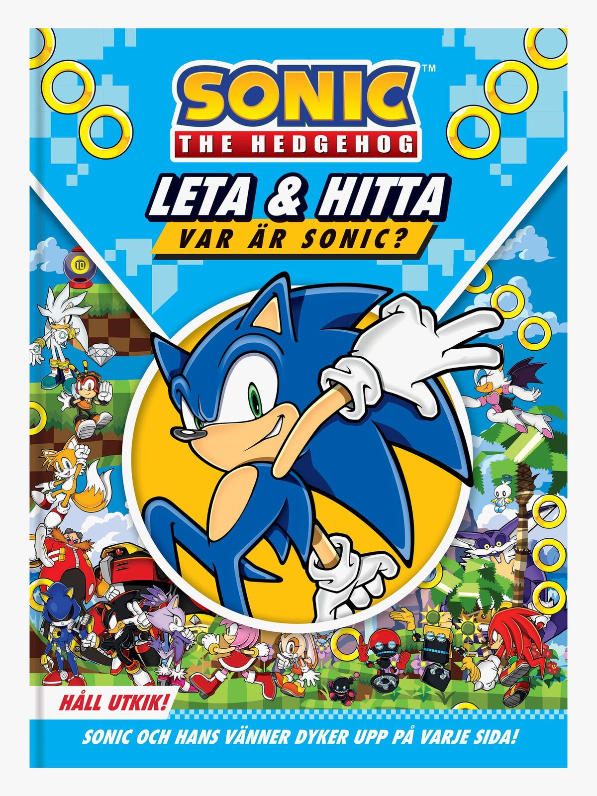 Egmont Kärnan Sonic The Hedgehog Barnbok Leta & Hitta