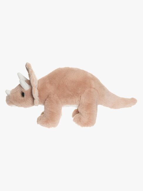 Teddykompaniet Dino Triceratops Gosedjur Stort, Aprikos