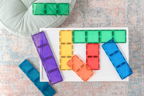 Connetix Byggset Rainbow Rectangle 18 Delar