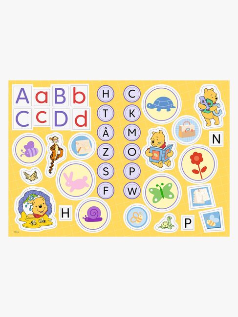 Egmont Kärnan Nalle Puh Pysselbok Pyssla Med Bokstäver