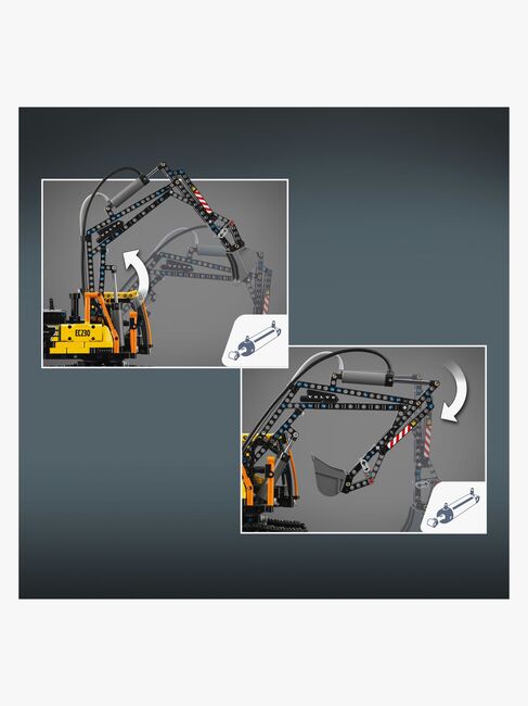 LEGO Technic 42175 Volvo FMX lastbil & EC230 elgrävmaskin