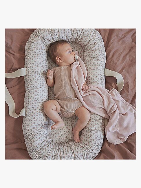 Elodie Muslinfilt 80x80 Cm, Powder Pink