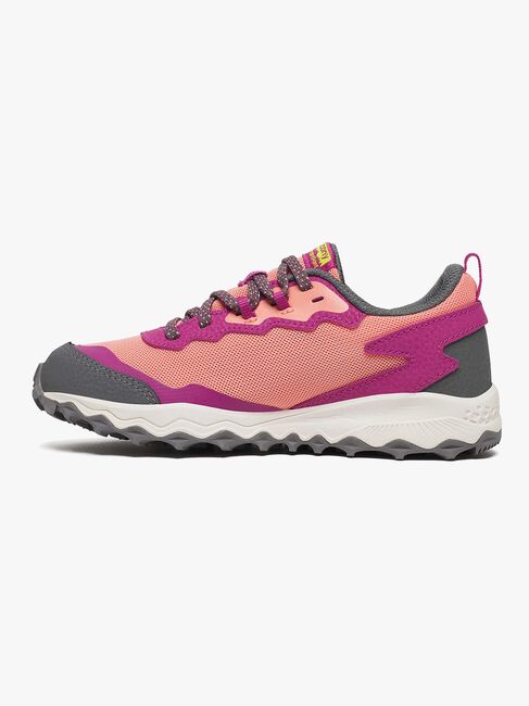 Saucony Peregrine Kids Shield Träningsskor, Berry/Coral