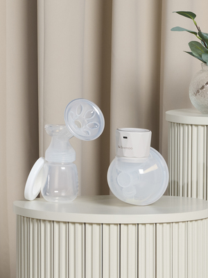 Beemoo CARE 2-i-1 Elektrisk Bröstpump, Beige