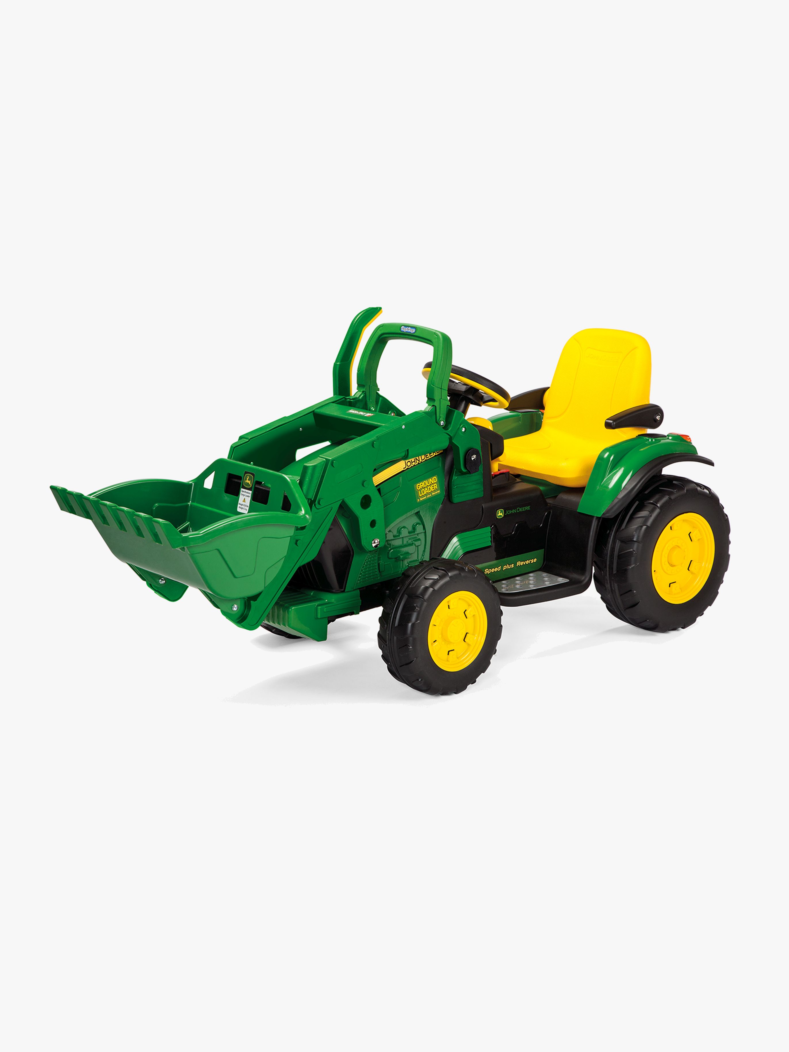 Peg Perego Ground Loader Bulldozer – 12V elbil med frontlastare, 3+