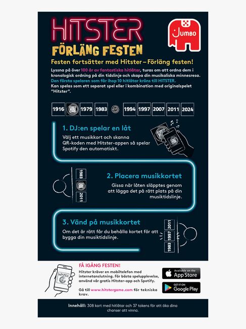 Hitster Sällskapsspel Förläng Festen