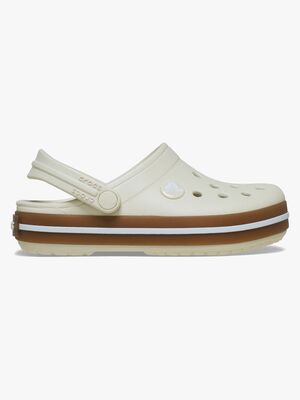 Crocs Crocband Gum Kids Tofflor, Summit White