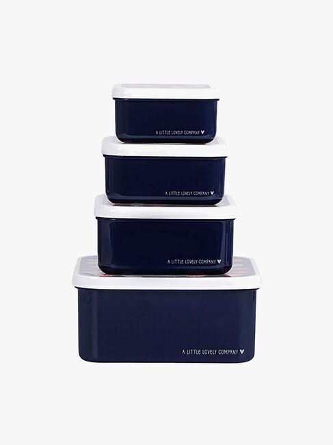 A Little Lovely Company Lunchboxset, Jordgubb