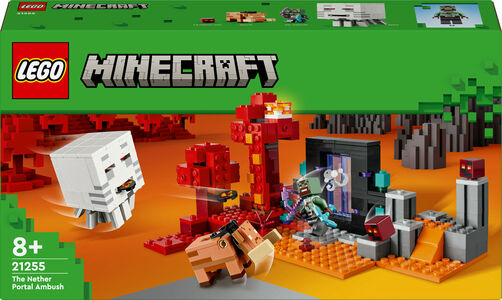 LEGO Minecraft 21255 Attack vid Nether-portalen