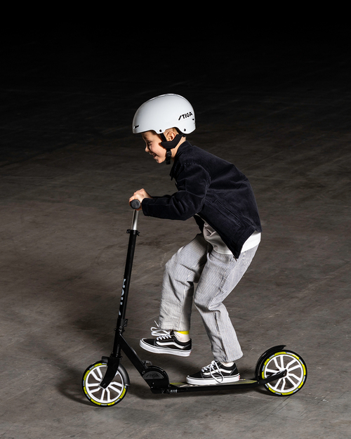 STIGA STR Sparkcykel Route 200-S, Svart/lime