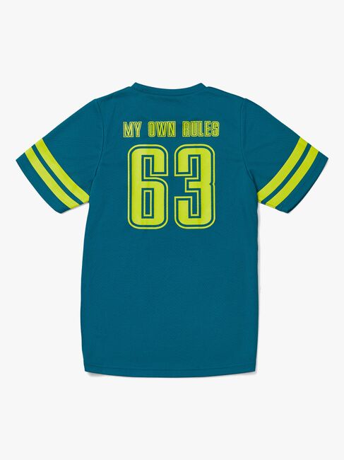 Hyperfied Back Logo T-Shirt, Harbor Blue