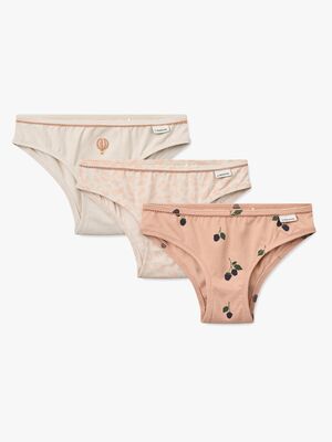LIEWOOD Aylin Alushousut 3-Pack, Pale Tuscany Multi Mix