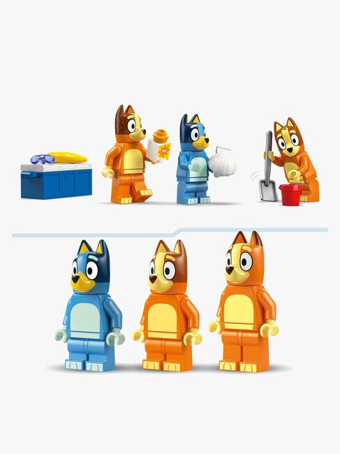 LEGO Bluey 11202 Blueys familjetur till stranden