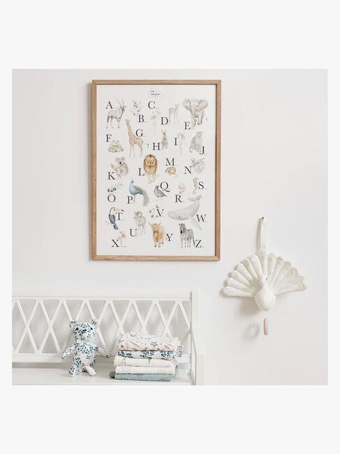 Cam Cam Copenhagen Alfabet Poster, Engelska