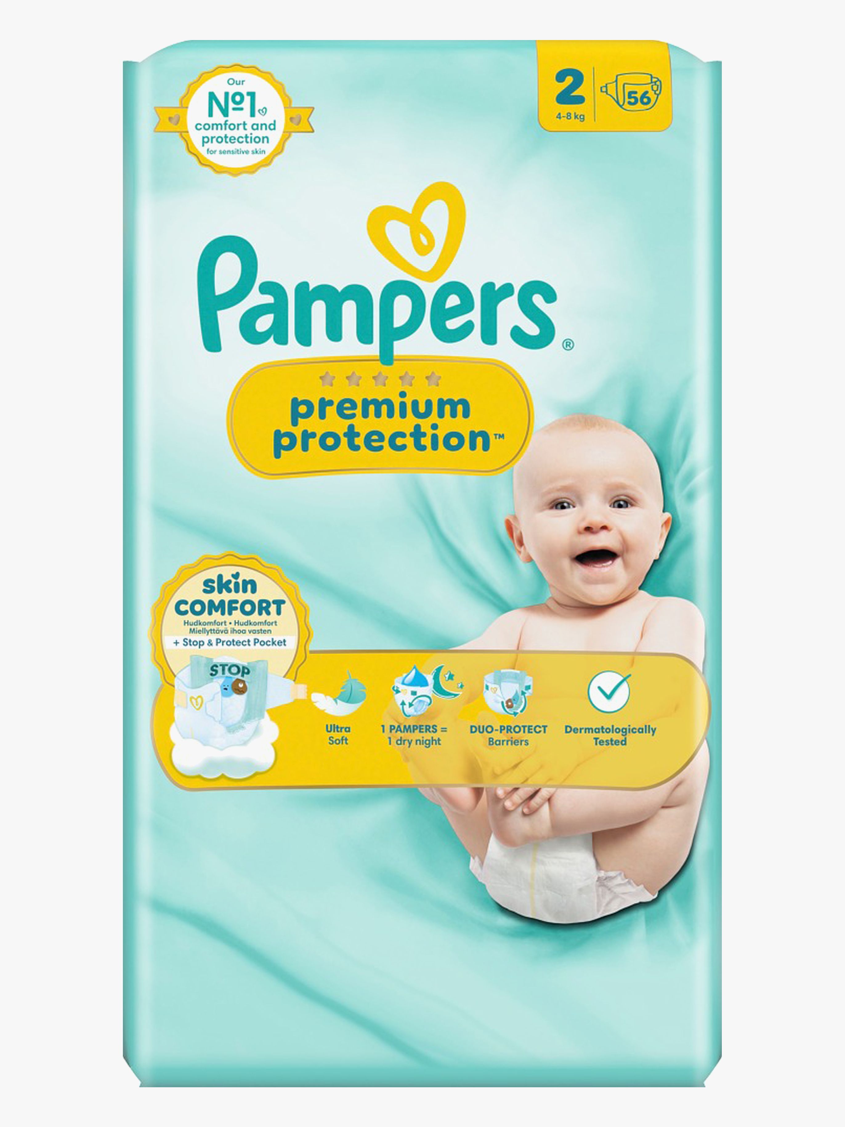Pampers New Baby Blöjor Stl 2 4-8 kg 56-Pack