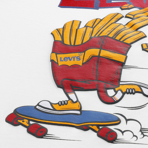 Levi's LVB Fries On The Loose T-shirt, Bright White