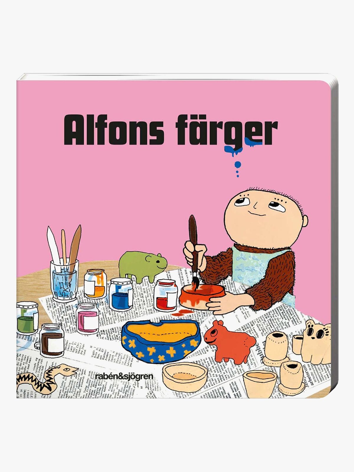 Rabén & Sjögren Alfons Åberg Färger Kartongpek