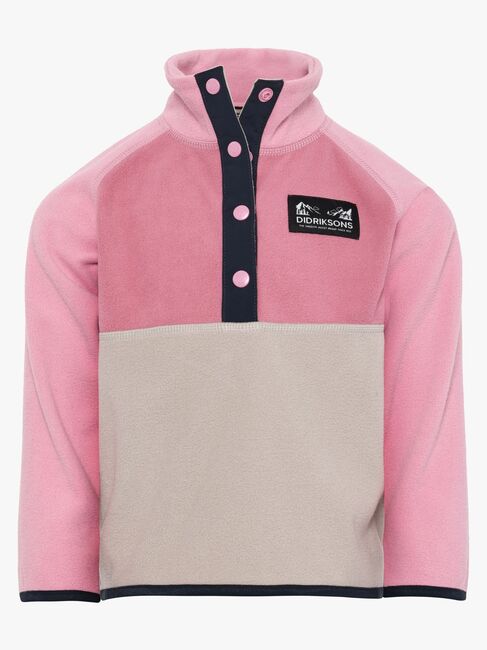 Didriksons Monte Fleecetröja, Heather Pink
