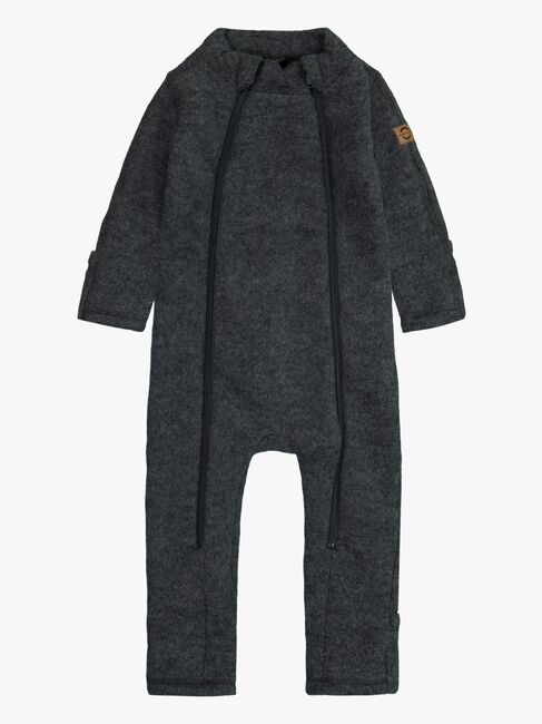 Mikk-Line Overall Merinoull, Anthracite Melange