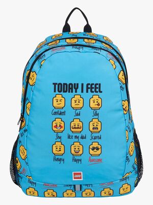 LEGO® Minifigures™ TODAY I FEEL Ryggsäck 25L, Blå