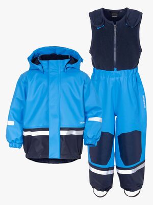 Didriksons Boardman Gefüttertes Regenset, Sharp Blue