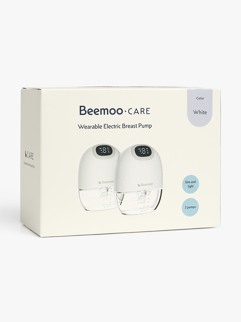Beemoo CARE Wearable Slim Elektrisk Bröstpump Dubbel, White