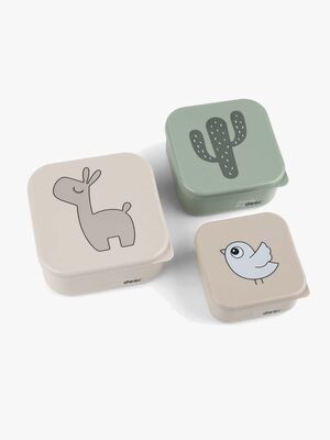 Done By Deer Lalee Snackbox 3-pack, Sand Mix