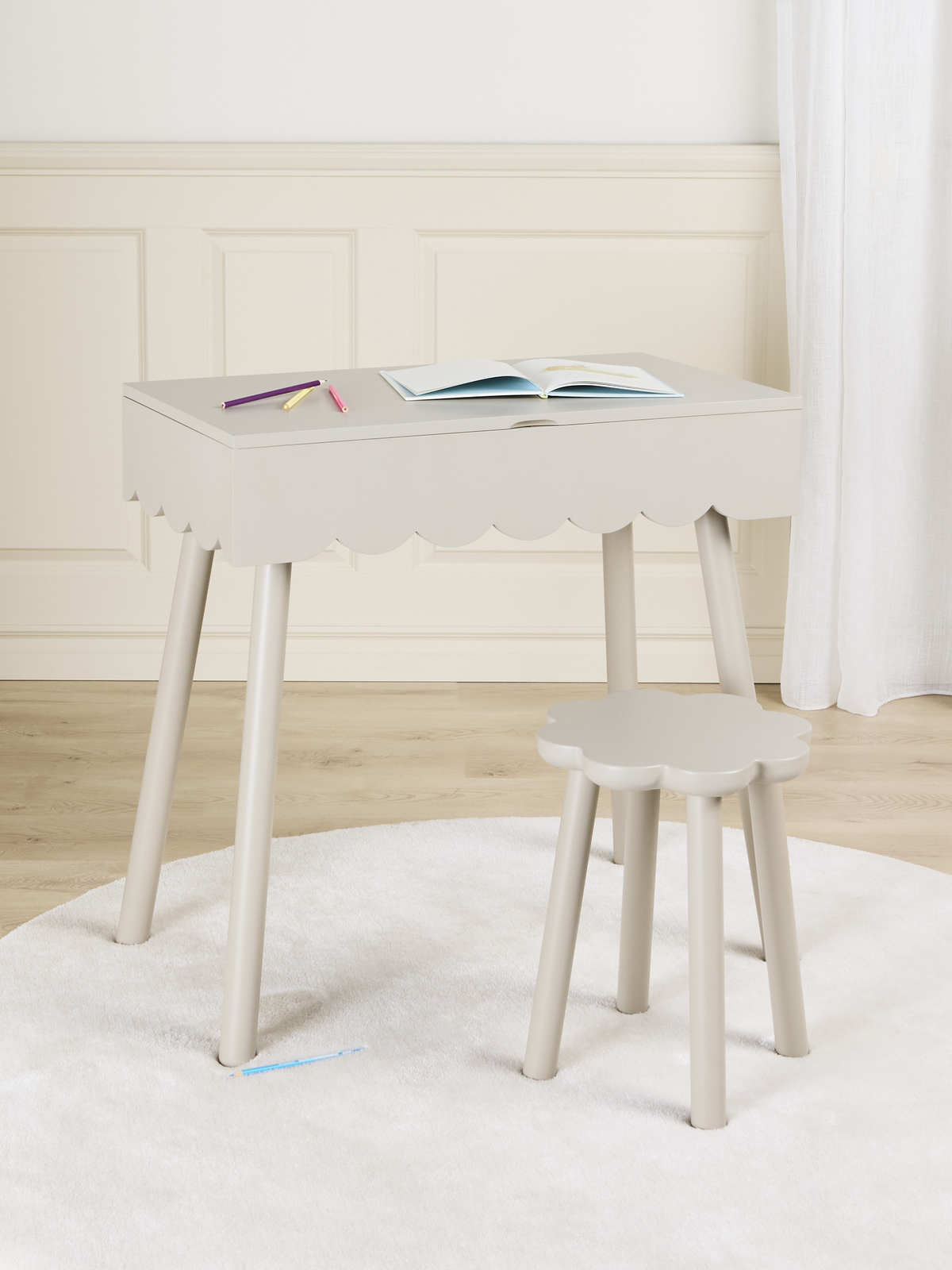 Alice & Fox Dune Sminkbord Junior, Greige