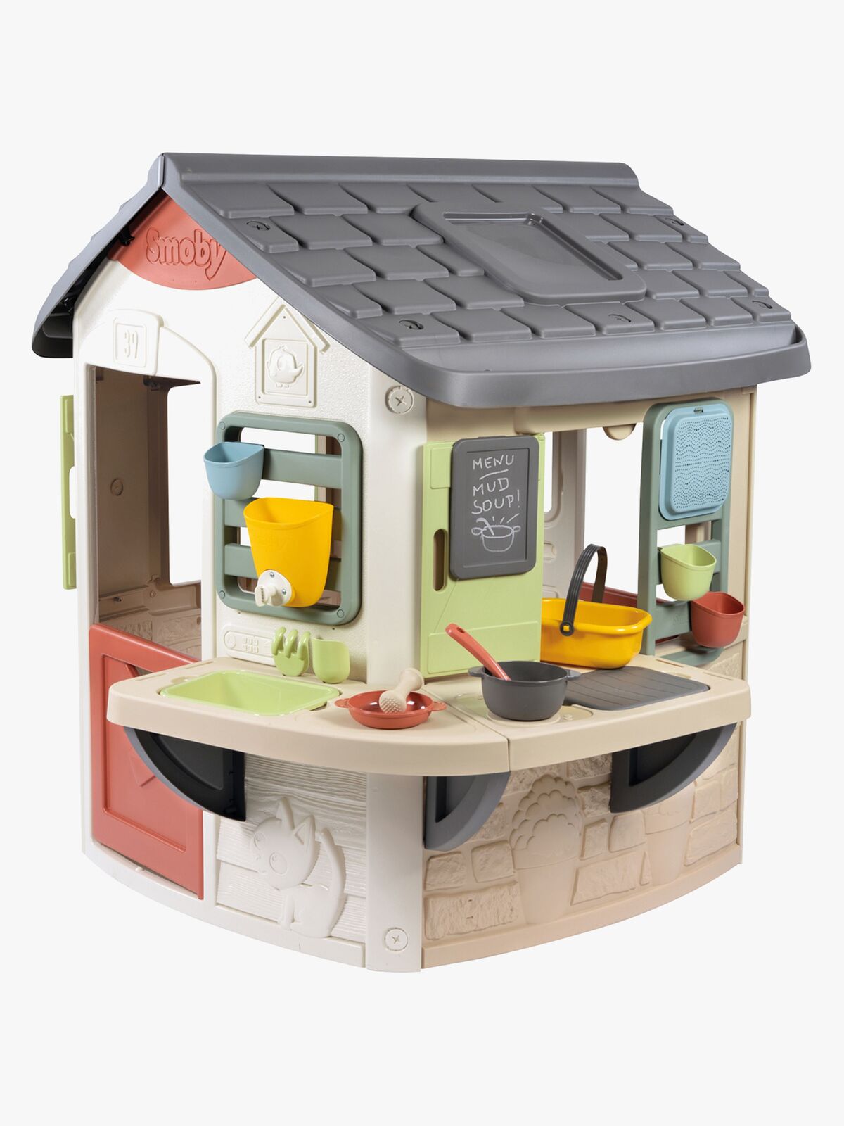 Smoby Life Lekstuga med Lerkök