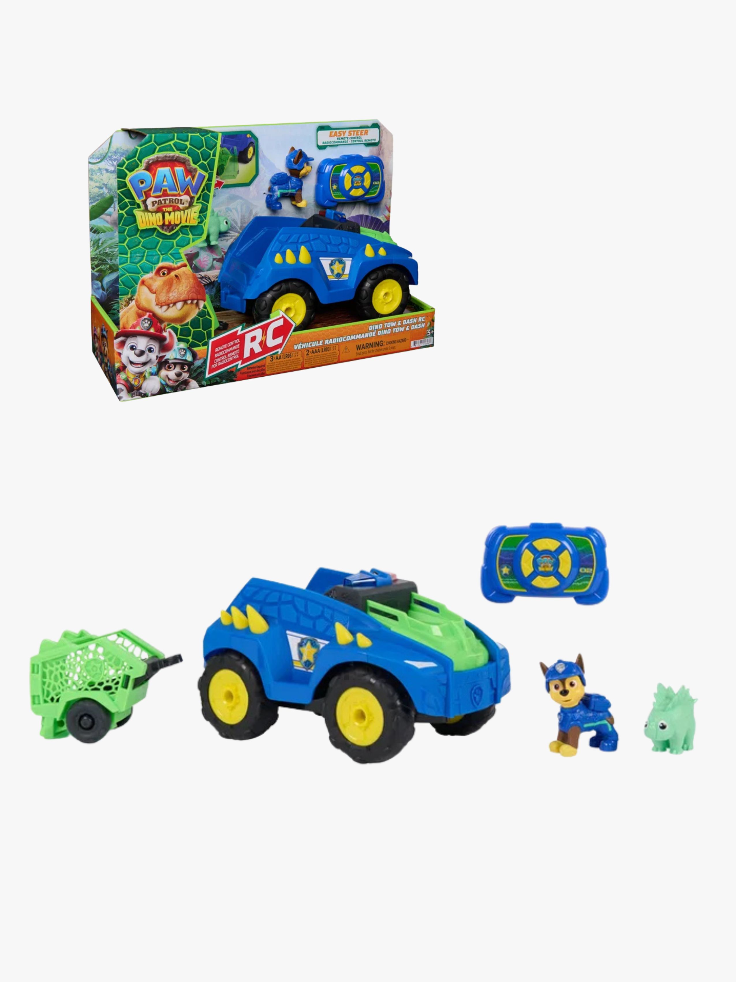 Paw Patrol Dinosaurie-filmen Dino Bogsera &  Dash Radiostyrd Bil