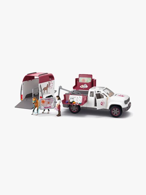 Schleich Veterinärbil med Trailer