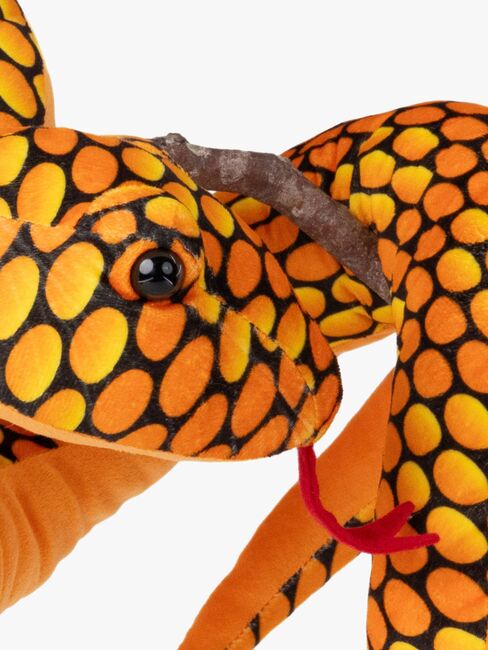 Teddykompaniet Gosedjur Orm 200 cm, Orange