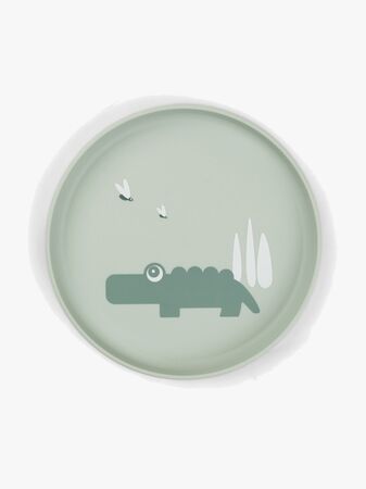 Done By Deer Foodie Tallrik Croco, Grön