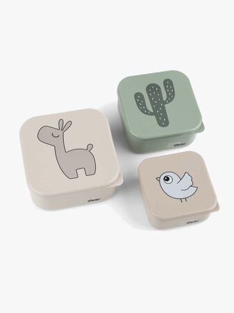 Done By Deer Lalee Snackbox 3-pack, Sand Mix