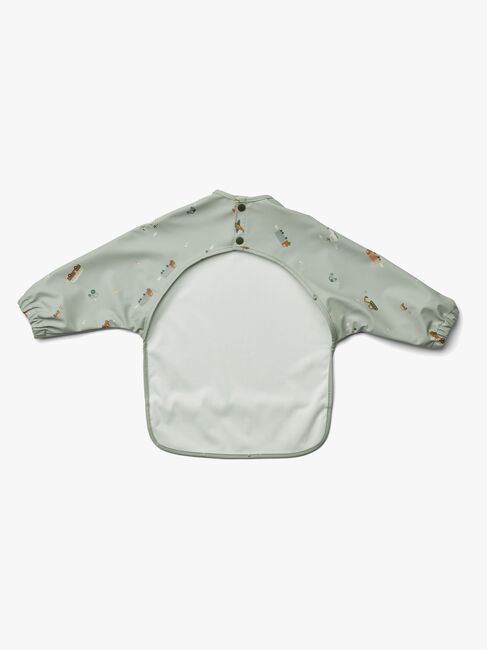 LIEWOOD Merle Cape Haklapp med Tryck, Vehicles/Dove Blue