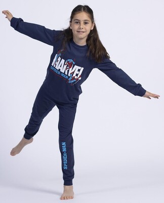 Marvel Spider-Man Pyjama, Marineblau
