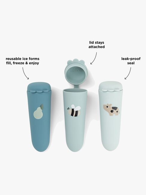 Done By Deer Dotti Glassform Silikon 3-Pack, Blue